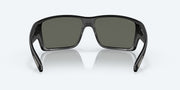 Gray Silver Mirror Polarized Glass Lenses, Matte Black Frame