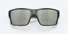 [Gray Silver Mirror Polarized Glass Lenses, Matte Black Frame]