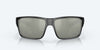 [Gray Silver Mirror Polarized Glass Lenses, Matte Black Frame]