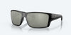 [Gray Silver Mirror Polarized Glass Lenses, Matte Black Frame]