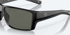 [Gray Polarized Glass Lenses, Matte Black Frame]