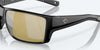 [Sunrise Silver Mirror Polarized Glass Lenses, Matte Black Frame]