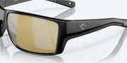 Sunrise Silver Mirror Polarized Glass Lenses, Matte Black Frame