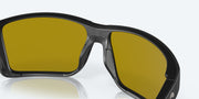 Sunrise Silver Mirror Polarized Glass Lenses, Matte Black Frame