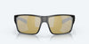 [Sunrise Silver Mirror Polarized Glass Lenses, Matte Black Frame]