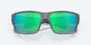 [Green Mirror Polarized Glass Lenses, Matte Gray Frame]