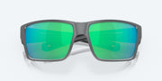 Green Mirror Polarized Glass Lenses, Matte Gray Frame