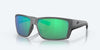 [Green Mirror Polarized Glass Lenses, Matte Gray Frame]