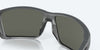 [Gray Silver Mirror Polarized Glass Lenses, Matte Gray Frame]