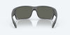 [Gray Silver Mirror Polarized Glass Lenses, Matte Gray Frame]