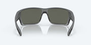 Gray Silver Mirror Polarized Glass Lenses, Matte Gray Frame