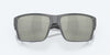 [Gray Silver Mirror Polarized Glass Lenses, Matte Gray Frame]