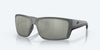 [Gray Silver Mirror Polarized Glass Lenses, Matte Gray Frame]