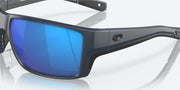 Blue Mirror Polarized Glass Lenses, Matte Midnight Blue Frame