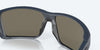 [Blue Mirror Polarized Glass Lenses, Matte Midnight Blue Frame]