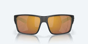 Gold Mirror Polarized Glass Lenses, Matte Black Frame