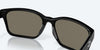 [Blue Mirror Polarized Glass Lenses, Black Frame]