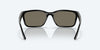 [Blue Mirror Polarized Glass Lenses, Black Frame]