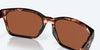 [Green Mirror Polarized Glass Lenses, Coral Tortoise Frame]