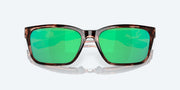 Green Mirror Polarized Glass Lenses, Coral Tortoise Frame