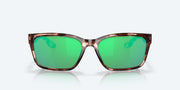 Green Mirror Polarized Glass Lenses, Coral Tortoise Frame