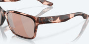 Copper Silver Mirror Polarized Polycarbonate Lenses, Coral Tortoise Frame