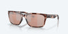 [Copper Silver Mirror Polarized Polycarbonate Lenses, Coral Tortoise Frame]