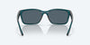 [Gray Silver Mirror Polarized Polycarbonate Lenses, Teal Frame]