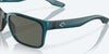 [Gray Polarized Glass Lenses, Teal Frame]