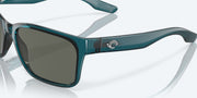 Gray Polarized Glass Lenses, Teal Frame