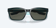 Gray Polarized Glass Lenses, Teal Frame