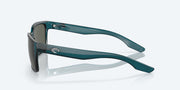 Gray Polarized Glass Lenses, Teal Frame