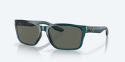 Gray Polarized Glass Lenses, Teal Frame