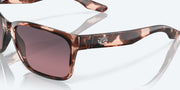 Rose Gradient Polarized Glass Lenses, Coral Tortoise Frame