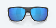 Blue Mirror Polarized Glass Lenses, Net Black Frame