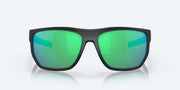 Green Mirror Polarized Glass Lenses, Net Black Frame