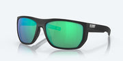 Green Mirror Polarized Glass Lenses, Net Black Frame