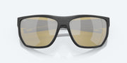 Sunrise Silver Mirror Polarized Glass Lenses, Net Black Frame