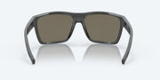 Blue Mirror Polarized Glass Lenses, Dark Gray Frame