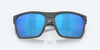 [Blue Mirror Polarized Glass Lenses, Dark Gray Frame]