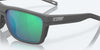 [Green Mirror Polarized Glass Lenses, Dark Gray Frame]