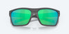 [Green Mirror Polarized Glass Lenses, Dark Gray Frame]