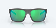 Green Mirror Polarized Glass Lenses, Dark Gray Frame