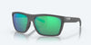 [Green Mirror Polarized Glass Lenses, Dark Gray Frame]