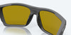 [Sunrise Silver Mirror Polarized Glass Lenses, Dark Gray Frame]