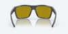 [Sunrise Silver Mirror Polarized Glass Lenses, Dark Gray Frame]