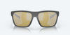 [Sunrise Silver Mirror Polarized Glass Lenses, Dark Gray Frame]