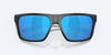 [Blue Mirror Polarized Glass Lenses, Matte Black Frame]