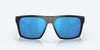 [Blue Mirror Polarized Glass Lenses, Matte Black Frame]