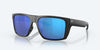 [Blue Mirror Polarized Glass Lenses, Matte Black Frame]